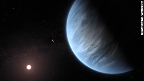 Water detected in atmosphere of potentially habitable super-Earth