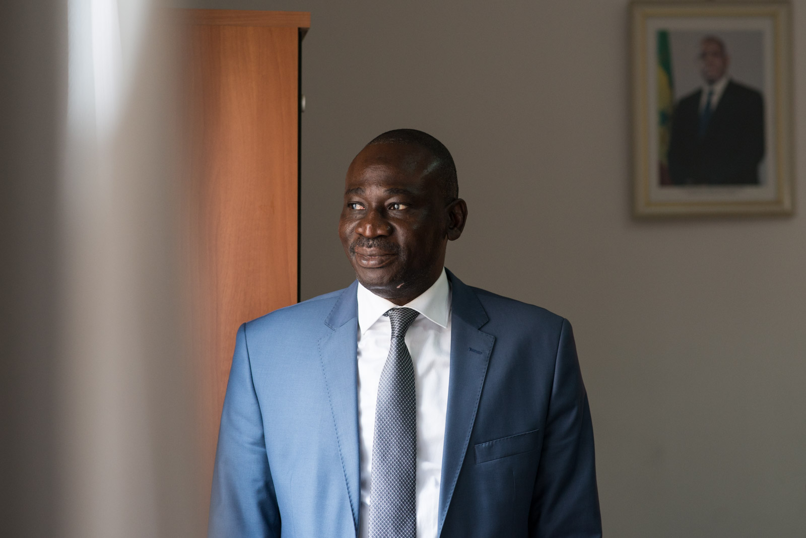 Professor Cheikh Tidiane Ndour at his office in Dakar&#39;s Polyclinique hospital