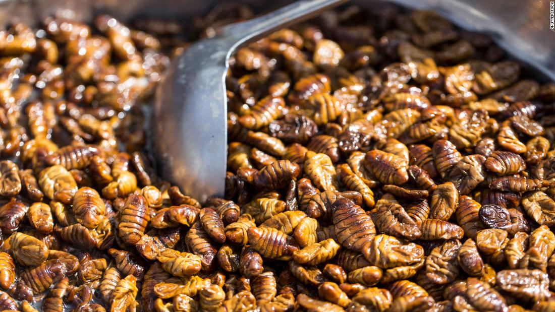 To harvest silk from silkworms, they must be boiled while still in the cocoon or the silk is ruined. That leaves a lot of boiled silkworms to eat! In Korea, they are seasoned into a popular snack food known as beondegi. They have a pungent, almost bitter smell (which is said to be much worse if they are canned), and their juices pop into your mouth when you bite -- which may or may not be to your liking.