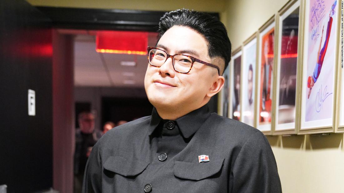 Bowen Yang as Kim Jong Un for a March 30 episode of "Saturday Night Live." Yang, a writer on "SNL," is joining the cast as a series regular. (Photo by: Rosalind O'Connor/NBC/NBCU Photo Bank via Getty Images)