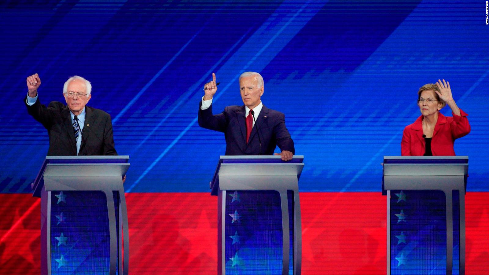 Lo que no se oyó en el tercer debate presidencial demócrata CNN Video