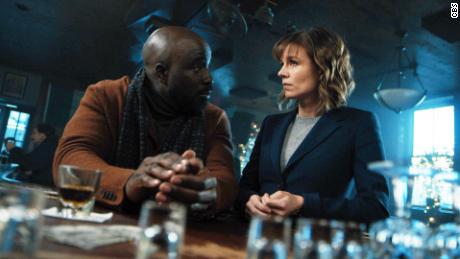 Mike Colter and Katja Herbers in &#39;Evil&#39;