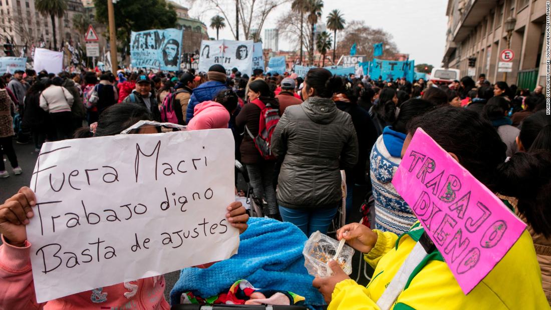 Crisis Y Descontento En Las Calles Por Crisis Económica En Argentina Cnn Video 0590