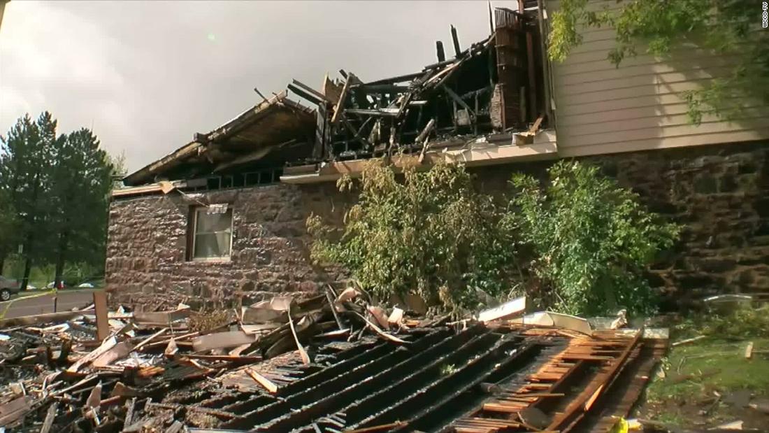 The remains of Adas Israel Synagogue in Duluth, Minnesota.