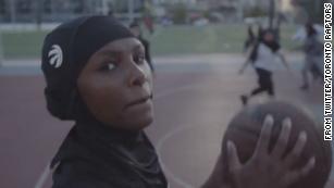 Toronto Raptors are selling a team-branded hijab