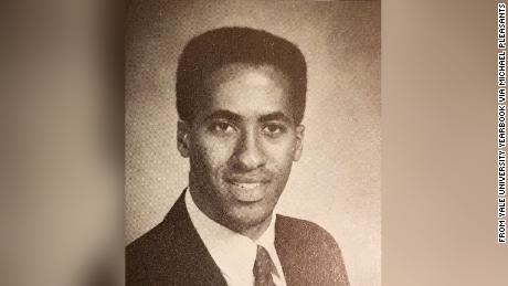 Shawn Pleasants&#39; Yale yearbook photo.