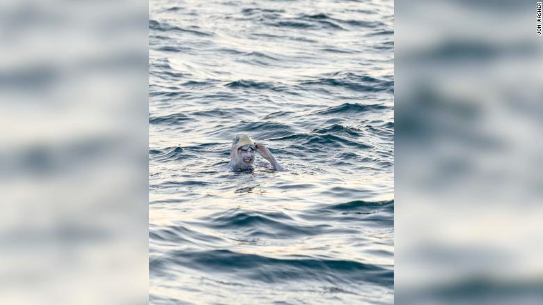 This swim just broke a world record