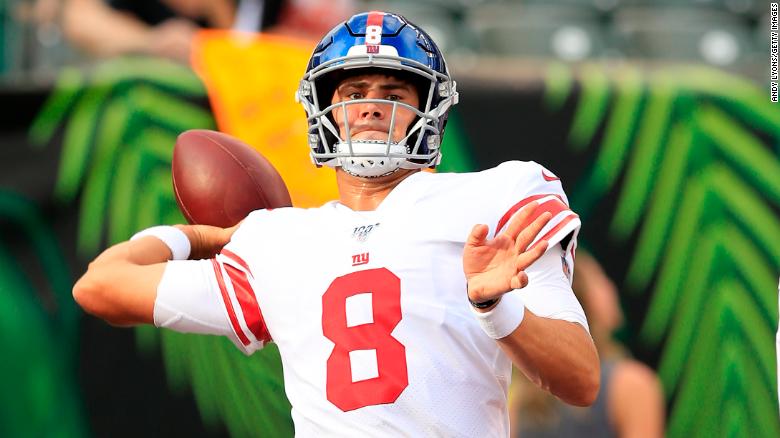 New York Giants rookie quarterback Daniel Jones will make his first NFL start on Sunday.