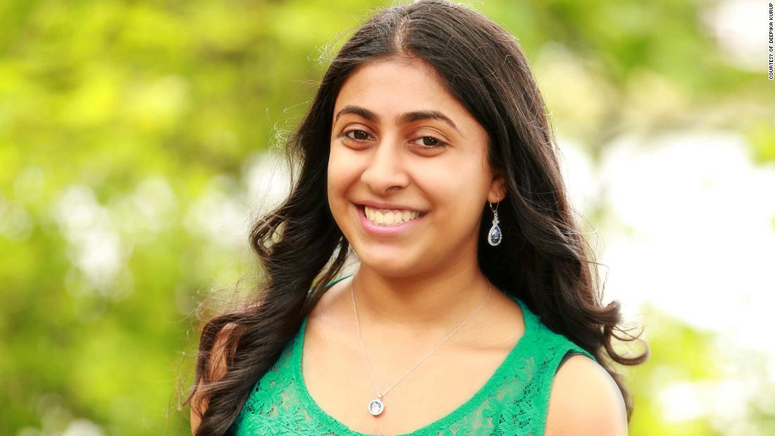 &lt;strong&gt;Deepika Kurup&lt;/strong&gt; invented a &lt;a href=&quot;http://edition.cnn.com/2019/11/25/world/deepika-kurup-water-purification-intl-c2e/index.html&quot; target=&quot;_blank&quot;&gt;water purification system as a teenager&lt;/a&gt;, after seeing children in India drinking dirty water. She patented her technology last year and is searching for a company that is already working in the developing world to implement it.