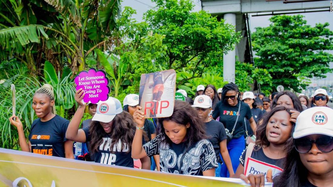 Activist groups took to the streets in Port Harcourt in Nigeria's River state to talk to women about how to keep safe following the spate of murders. 