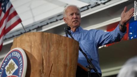 Joe Biden has dismissed President Trump&#39;s unproven claims that Biden and his son acted inappropriately in their dealings with the Ukrainian government during Biden&#39;s time as vice president.