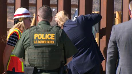 Trump signs border wall San Diego vpx_00000000