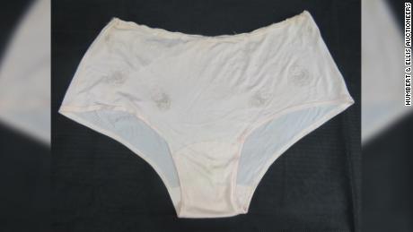 The silk underpants bearing Eva Braun&#39;s monogram were bought by an unknown buyer. 
