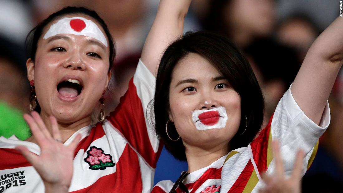 The match between Japan and Russia was preceded by the tournament&#39;s opening ceremony.