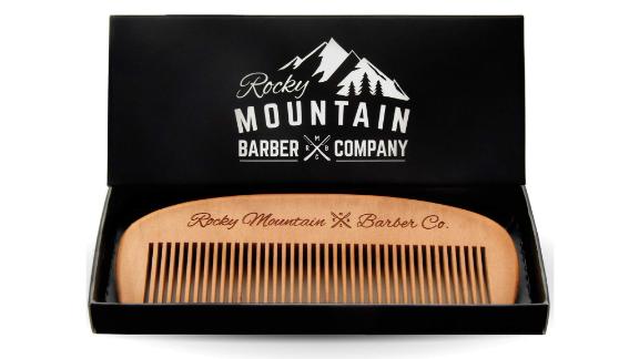 Rocky Mountain Barber Company wooden comb