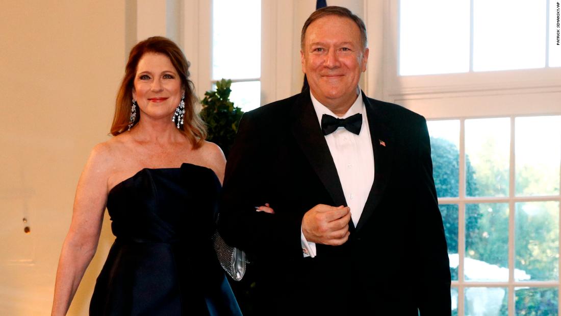 Secretary of State Mike Pompeo and his wife Susan Pompeo 