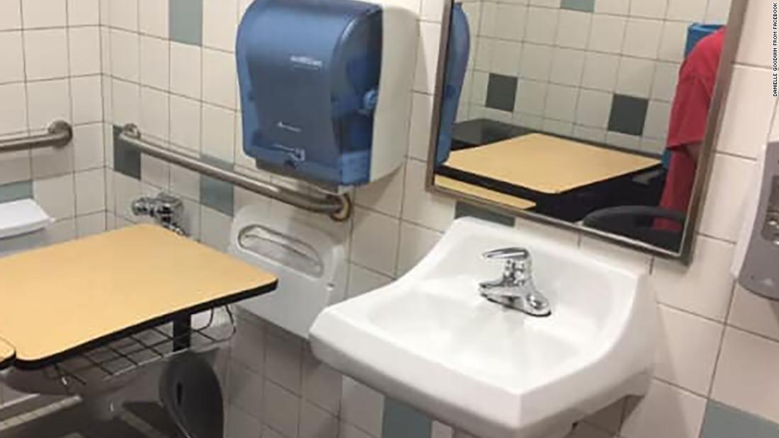 An Autistic Student Needed A Quiet Place To Work His Desk Was Put In A Bathroom Stall Cnn