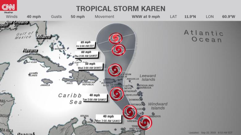 tropical storm karen sunday forecast vpx_00002028