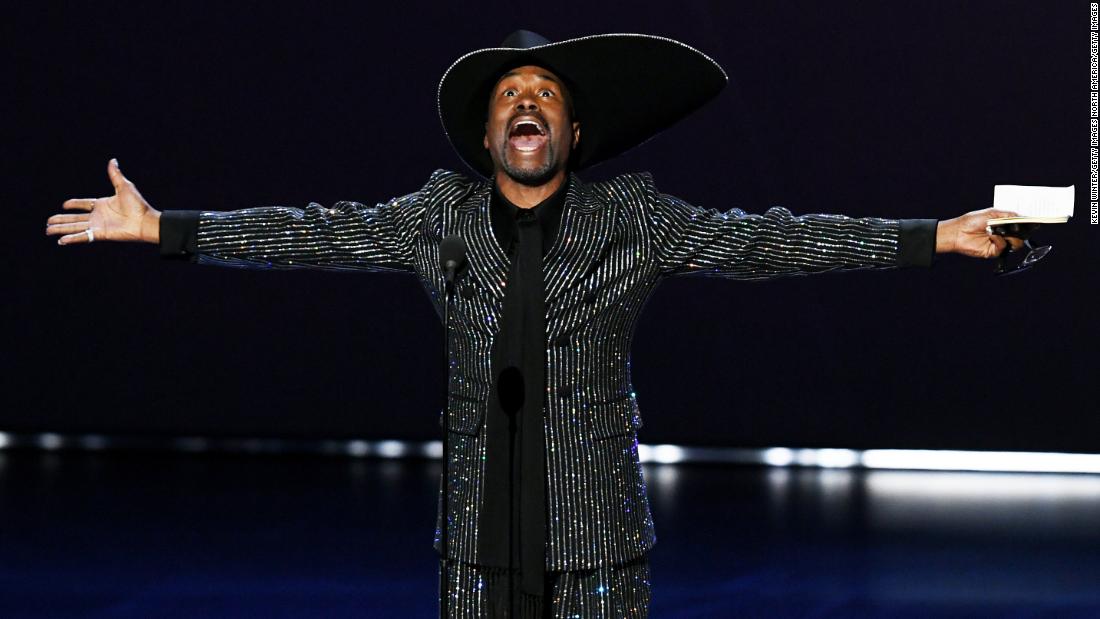 Billy Porter accepts the outstanding lead actor in a drama series award for 'Pose.' (Photo by Kevin Winter/Getty Images)