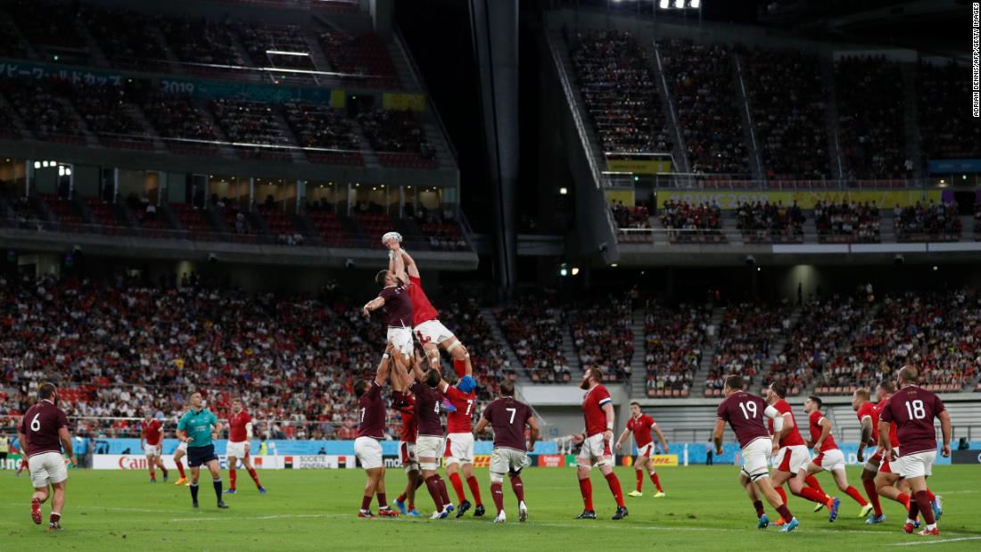 Wales faced Georgia in its opening game of the 2019 Rugby World Cup.