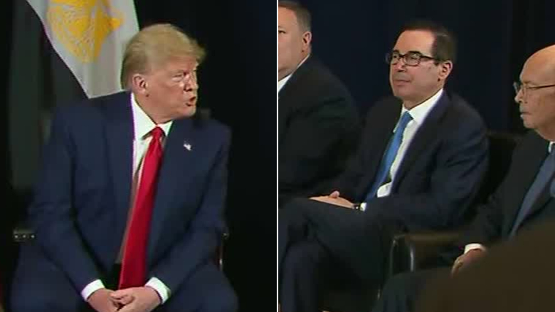 Mnuchin seems to surprise Trump with China news