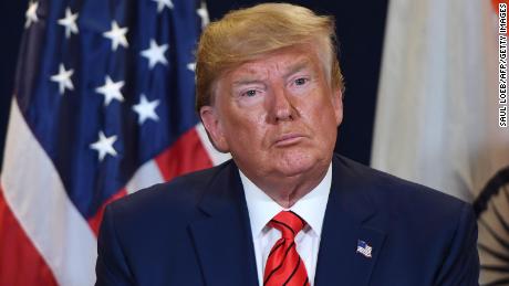 US President Donald Trump attends a meeting at UN Headquarters in New York, September 24, 2019, on the sidelines of the United Nations General Assembly.