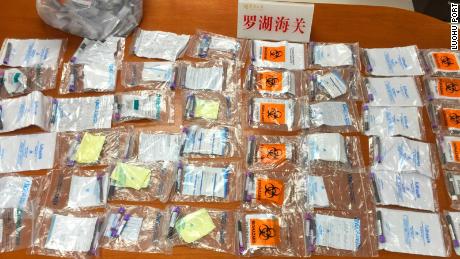 Customs officials in Shenzhen discovered 142 blood samples in a backpack carried by a 12-year-old girl. Each one was attached to an application form for sex testing, according to local media reports.