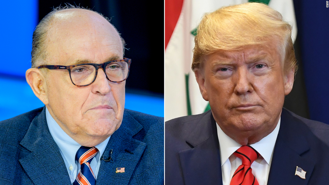 Donald Trump puts Rudy Giuliani in charge of post-election legal fight  after series of losses - CNNPolitics