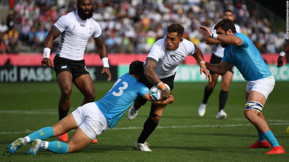Fiji was expected to comfortably beat its South American opponents but Uruguay staged one the tournament&#39;s biggest upsets in World Cup history. 