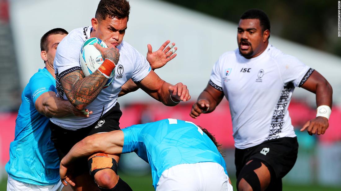The loss means Fiji might struggle to progress to the quarterfinals after also losing its opener against Australia. 