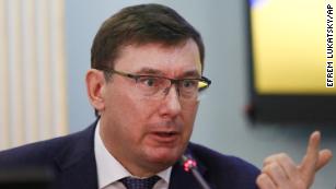 Yuriy Lutsenko speaks during a briefing at the Central Election Commission in Kiev, Ukraine earlier this year.