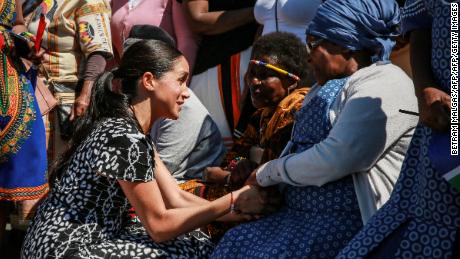 Harry and Meghan visit South Africa where women and children are under siege