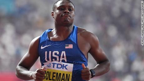 Coleman is a two-time gold medal winner at the world championships.