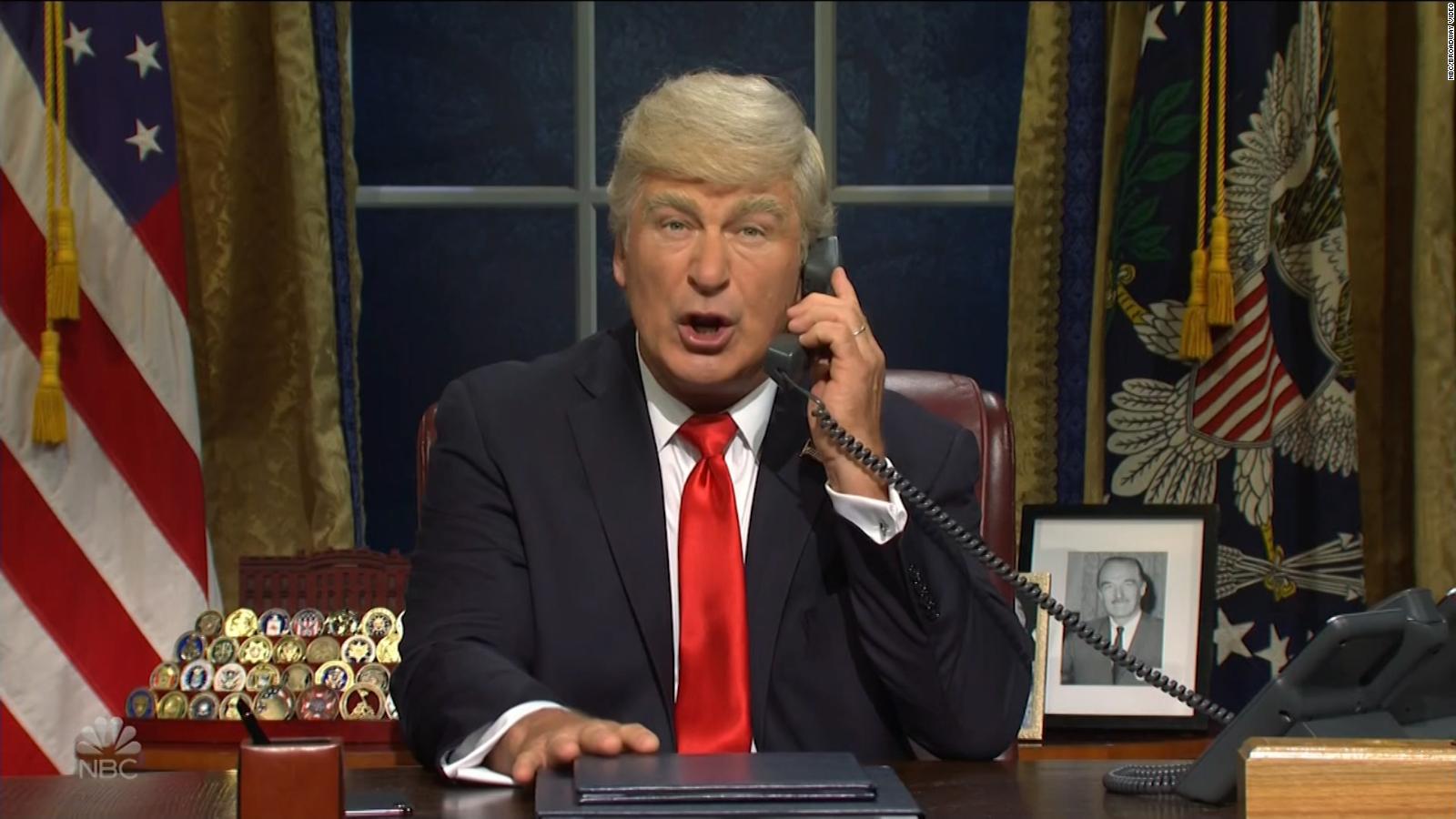 Snl Returns And Tackles Trumps Impeachment Woes Cnn Video 