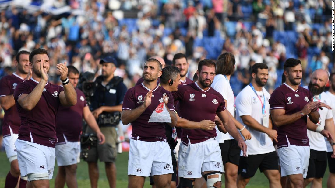 Rugby World Cup Russian Song Played After Georgias World Cup Win In