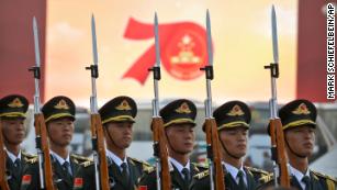 China shows off military in anniversary parade