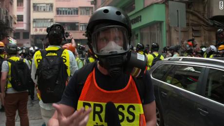 Hong Kong Police Shoot Protester With Live Round - 