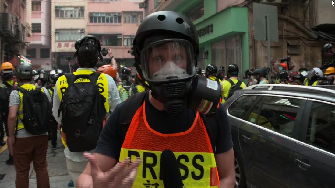 Hong Kong Police Shoot Man With Live Round During Protests On China's ...