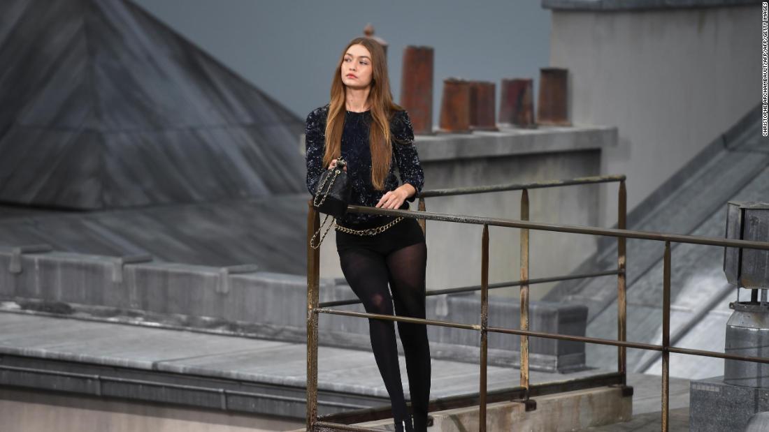 Gigi Hadid and Chanel make a case for tights and hot pants