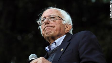 Democratic presidential candidate Sen. Bernie Sanders, I-Vt., pauses while speaking at a campaign event, Sunday, September 29, 2019, at Dartmouth College in Hanover, New Hampshire.