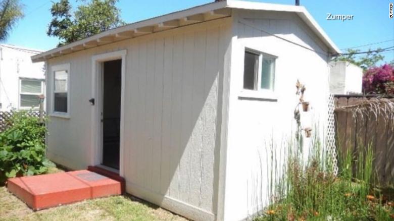 A San Diego Backyard Shed Is For Rent For 1 050 A Month