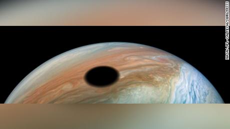 NASA discovered a black spot on Jupiter 2,200 miles long 