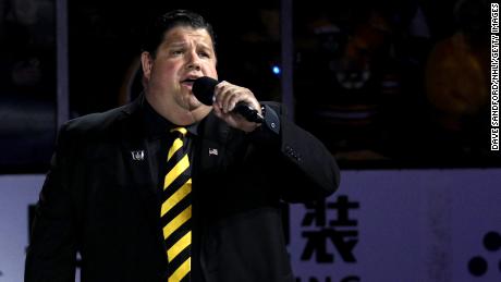 Todd Angilly is now the official national anthem singer for the Boston Bruins. 