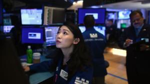 Traders work during the opening bell at the New York Stock Exchange (NYSE) on October 2, 2019 at Wall Street in New York City. (Photo by Johannes EISELE / AFP) (Photo by JOHANNES EISELE/AFP via Getty Images)