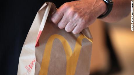 CHICAGO, IL - JUNE 04:  Food is served at a McDonald&#39;s restaurant located inside the comapany&#39;s new corporate headquarters on June 4, 2018 in Chicago, Illinois.  McDonald&#39;s headquarters recently returned to the Chicago, which it left in 1971, from suburban Oak Brook. Approximately 2,000 people will work from the building.  (Photo by Scott Olson/Getty Images)