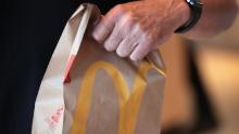 CHICAGO, IL - JUNE 04:  Food is served at a McDonald&#39;s restaurant located inside the comapany&#39;s new corporate headquarters on June 4, 2018 in Chicago, Illinois.  McDonald&#39;s headquarters recently returned to the Chicago, which it left in 1971, from suburban Oak Brook. Approximately 2,000 people will work from the building.  (Photo by Scott Olson/Getty Images)