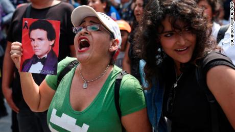 Fans gather to sing and remember legendary Mexican crooner José José. 