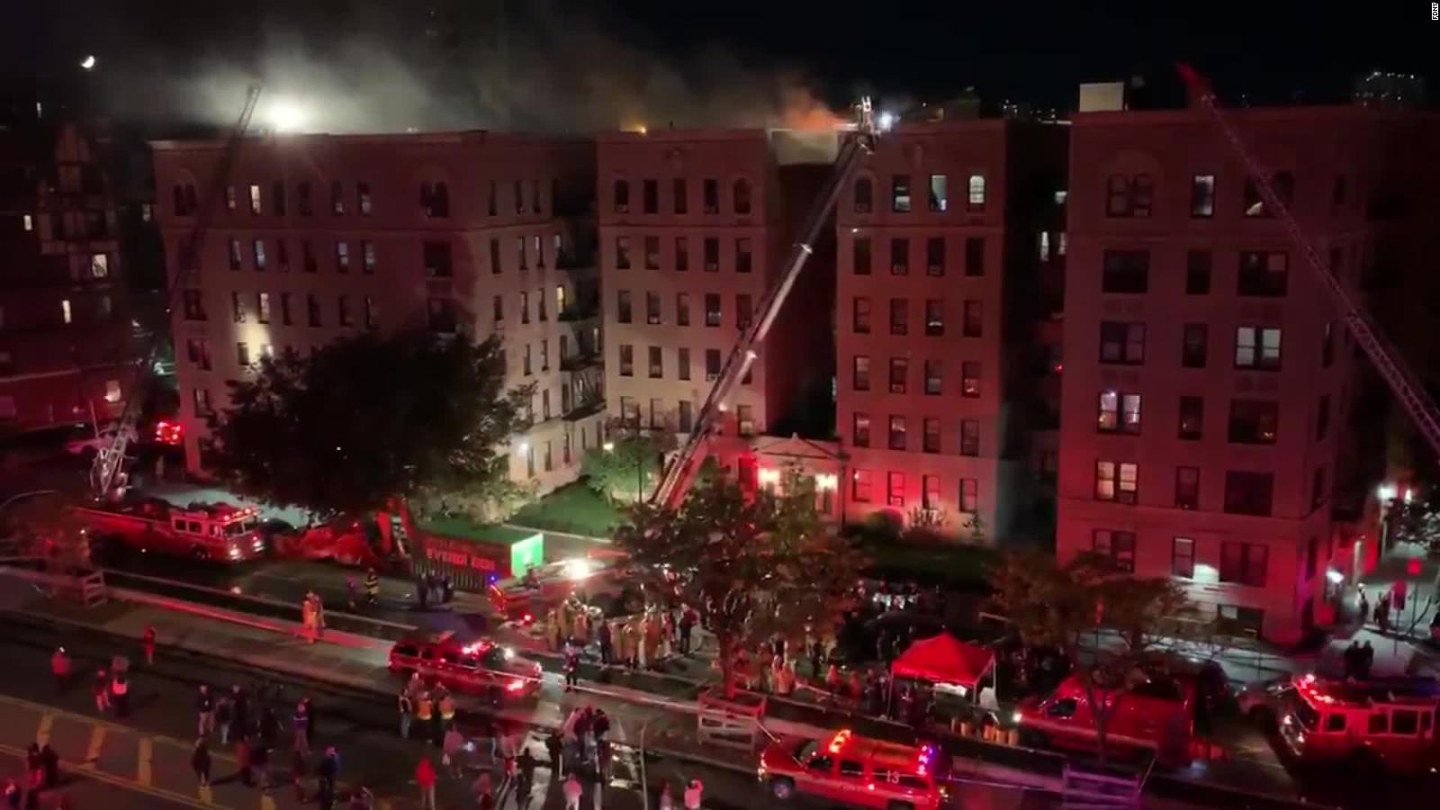 Bronx fire 10 injured, including 9 firefighters, in New York City