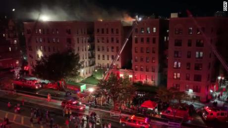 10 injured, including 9 firefighters, in New York City apartment fire