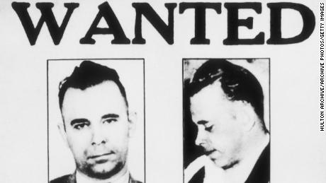 An FBI wanted poster from 1934 offering a $10,000 reward for the capture of John Dillinger.